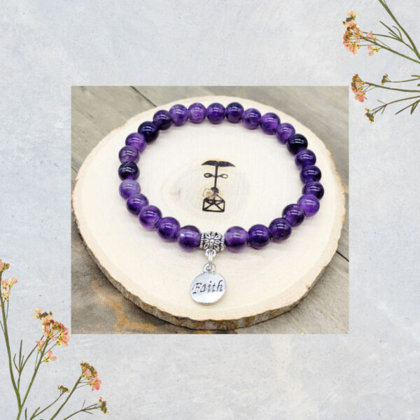 Amethyst Faith Bracelet