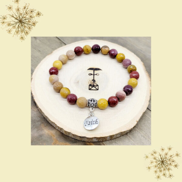 Mookaite Faith Bracelet