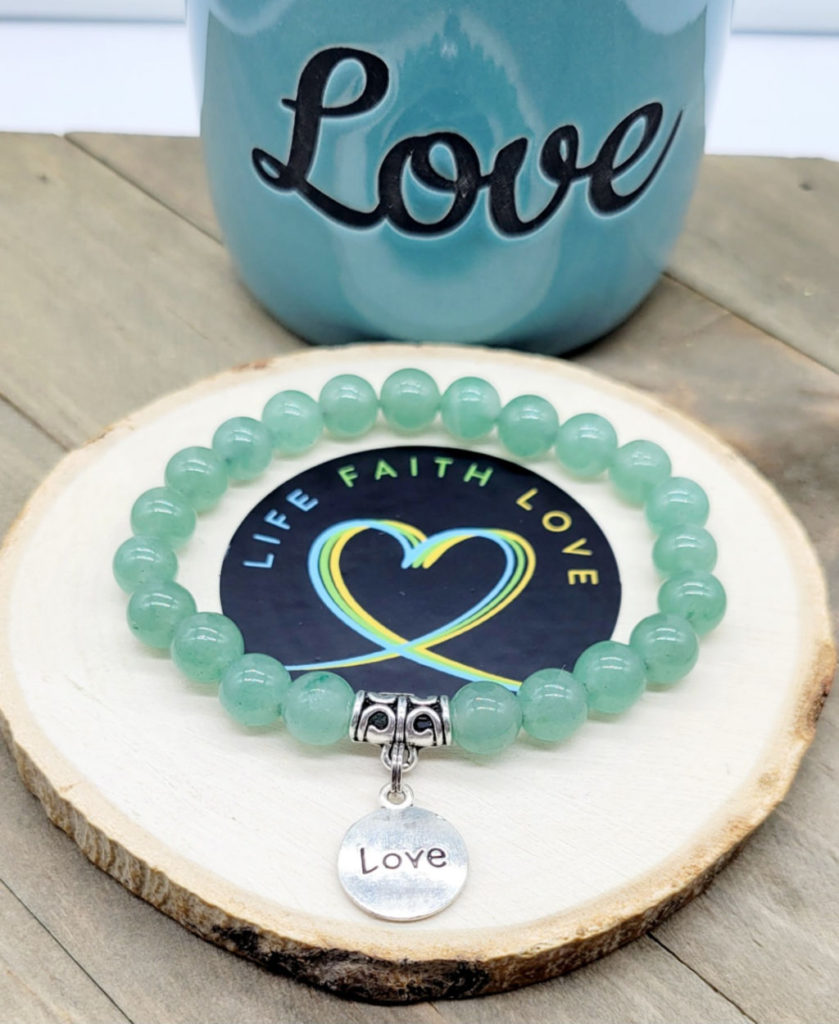 Green Aventurine Love Bracelet