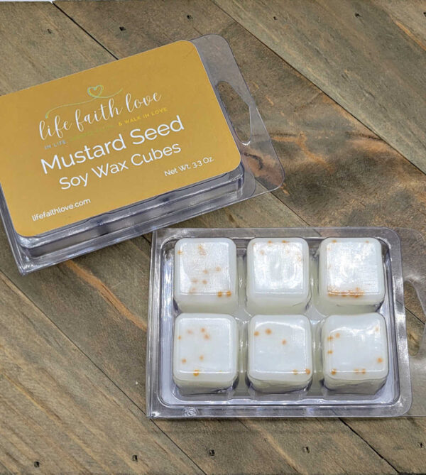 mustard seed soy wax cubes