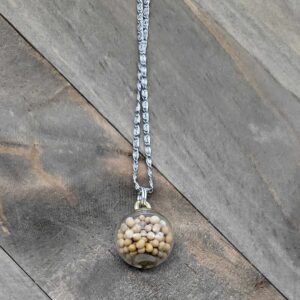 Mustard Seed Faith Necklace – Bubble Mustard Seeds Necklace