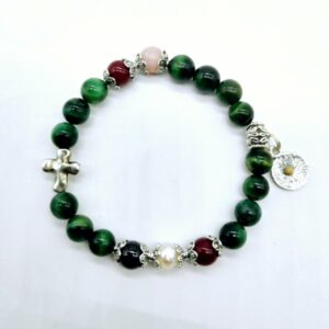 Parent bracelet with children's birthstone for women