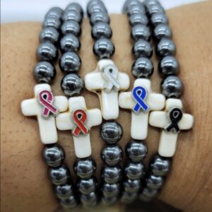 Awareness Cross Bracelets